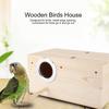 Wooden Durable Birds Nest Box Cockatiels Bird Breeding Box House Decoration
