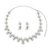 2026 Fashion Pearl Rhinestone Set Chain Women's Explosive Bridal Set Accessories Niche Temperament Clavicle Chain