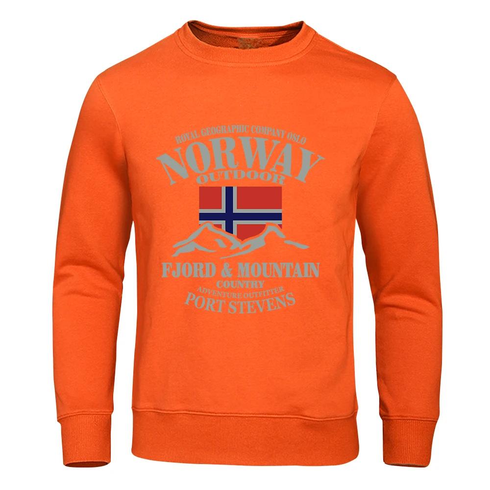 Norway Fjord Mountain Prints Hoodies Forautumn Street S-Xxl Hoodie Loose Fashion Hoody Cartoons Casual Clothing Women