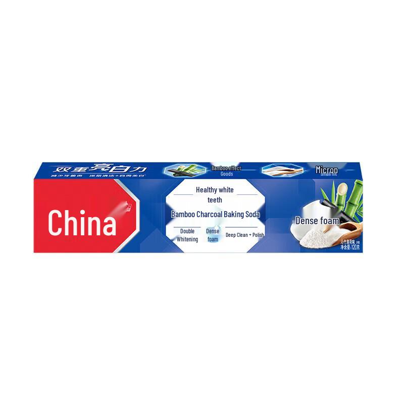 Zhonghua Healthy White Teeth Toothpaste with Bamboo Charcoal and Baking Soda