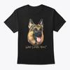 German Shepherd Who Loves You T Shirt Made In the USA Size S To 5XL