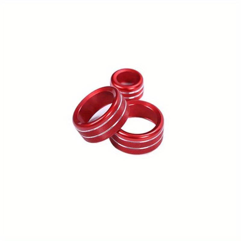 3pcs Car Air Conditioning Audio Volume Knob Ring Button Switch Trim Cover For BMW 1 2 3 Series X1 X2 F20 F21 F46 F30 F35 F47 F48 F39