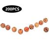 200 Stück 16mm Runde Holzperlen Bemalte Perlen Perlenarbeiten DIY Zubehör für Schmuck Armband