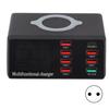 100‑240V USB Fast Charger 5V 20A QC3.0 10W Wireless 8 Ports Chargers for Smart PhoneEU Plug