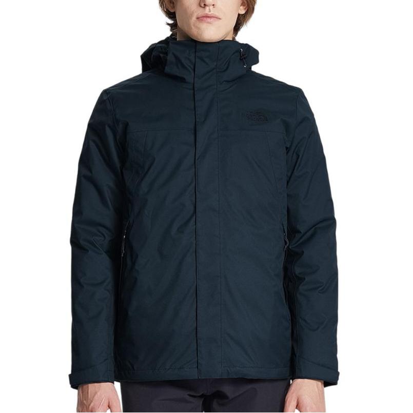THE NORTH FACE Waterproof, Abrasion Resistant, Thermal Windbreaker Jacket Men's Dark Blue/Green NF0A4U7L-XC7