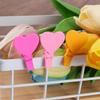 Fashion Amusing Heart Love Wooden Photo Paper Peg Pin Clothespin Craft Clips