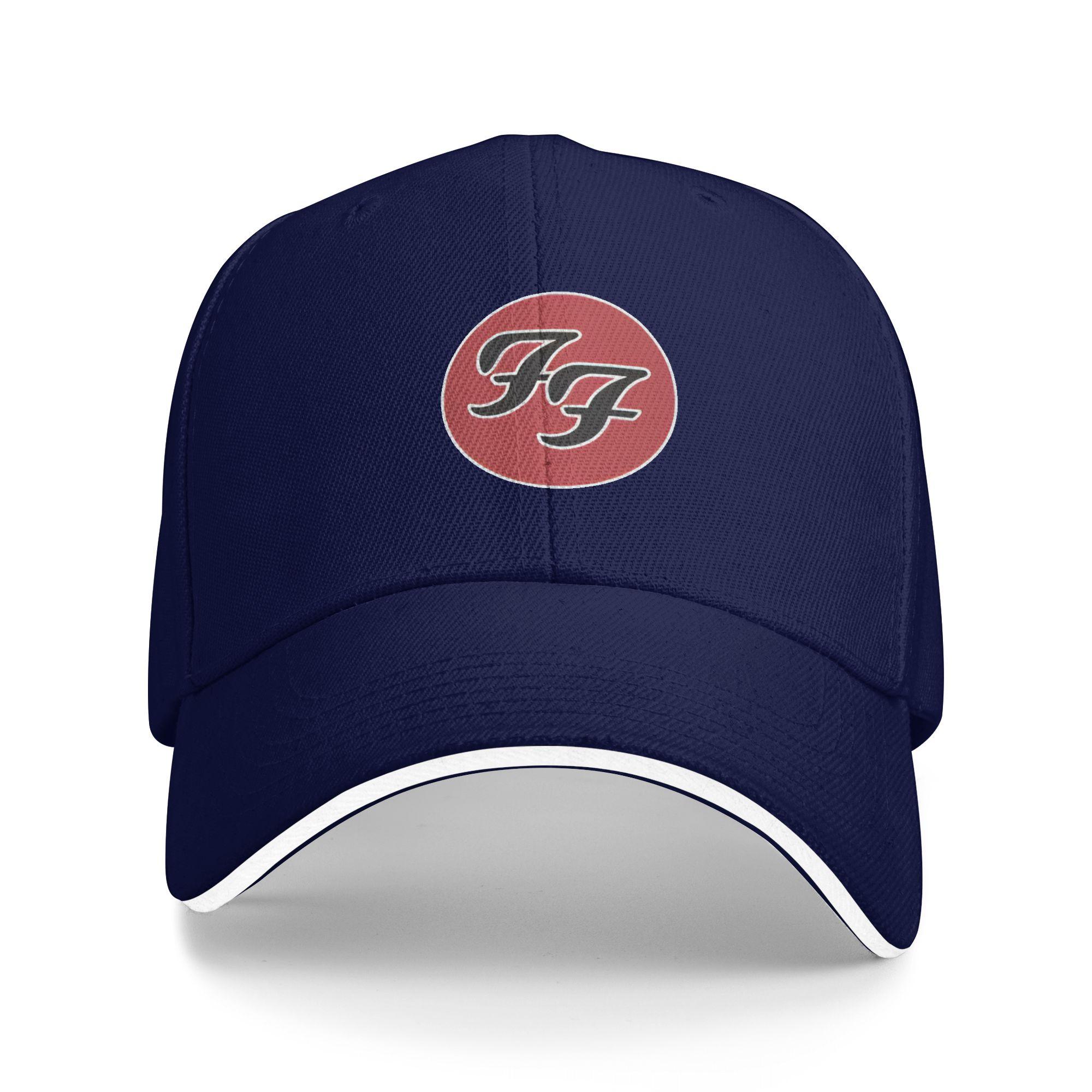 

Foo Fighters Baseball Cap Female Male Print Hip Hop Hats Summer Y2k Funny Outdoor Gym Wholesale Baseball Caps One Size темно-синього кольору