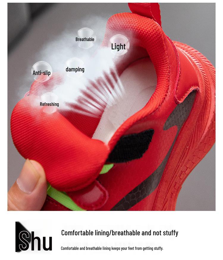 2025 Kids' Casual Running Shoes - Soft Sole, Breathable Mesh, Fashionable Design for Active Toddlers