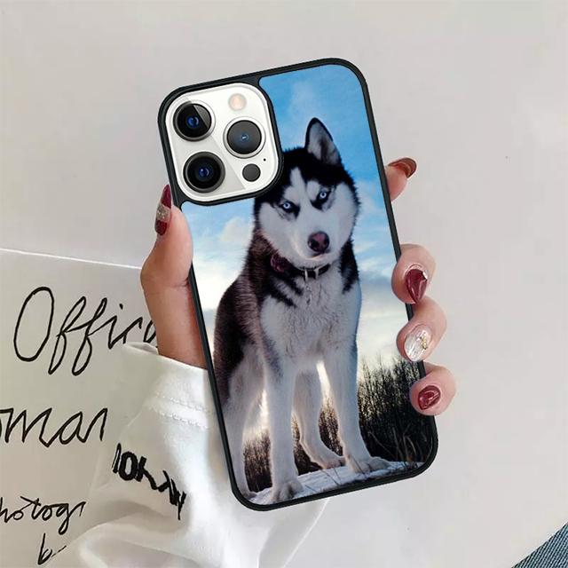 Beautiful Puppy Husky Phone Case Cover For iPhone 17 Air 15 16 14 13 12 Pro Max 11 Pro Max Plus Coque Shell