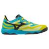 Mizuno Wave Medal Neo Comfortable Versatile Professional Stable Low-Top Training Shoes Unisex Sneaker Yellow Blue 81GA232501