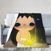Yuy Manga Girl Пушистое одеяло Сяоюй Потрясающие пледы для дома El Sofa 150*125См Кусок ковра,