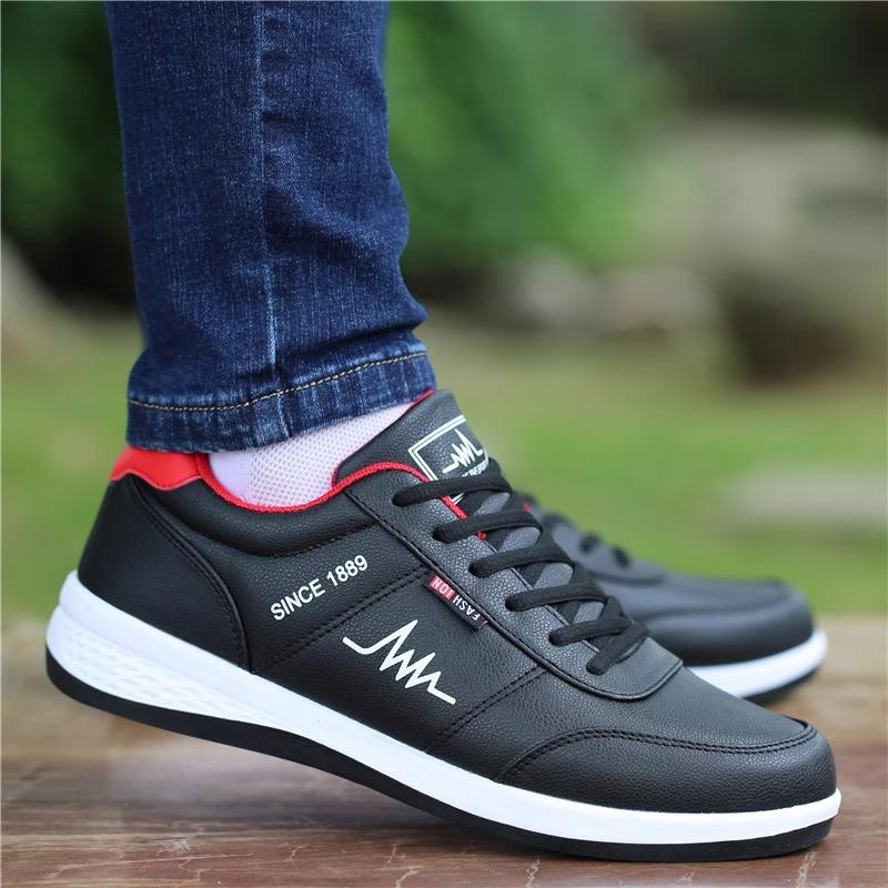 

2025 Men s Beijing Heritage Soft Leather Sneakers White Low-Top Lace-Up Skate Shoes Retro Casual Comfort Footwear Cushioned Sole 44 чёрный