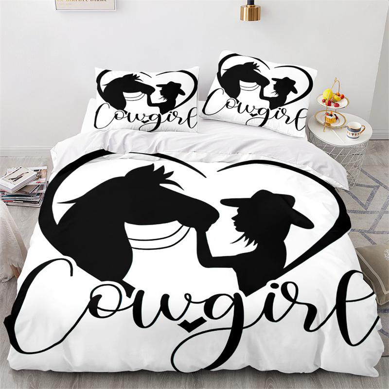Love Heart Duvet Cover Romantic Theme Bedding Set Microfiber Cartoon Comforter Cover Full King Queen For Girls Teen Adult Gifts