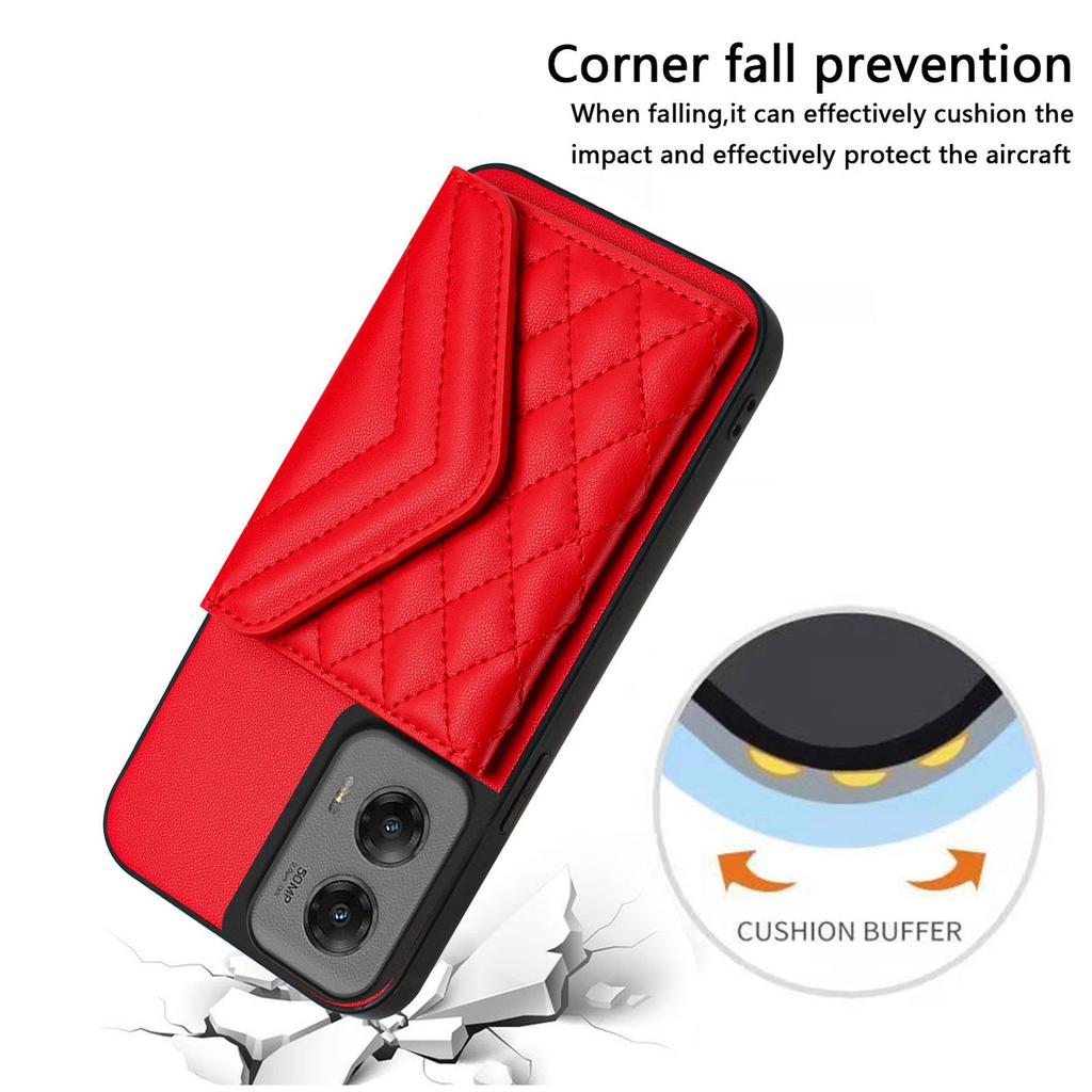 Suitable for Moto Edge 60 mobile phone case Google Pixel 9 Xiaoxiangfeng card bag diagonally across Redmi A5 rhombus