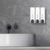 Badezimmer Automatischer Seifenspender Trio Wandmontierter Shampoo- und Spülungsspender, Spülungs-Duschgel-Spender-Set