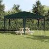 Party Tent Green 400 X 400 X 266 Cm Polyethylene and Steel