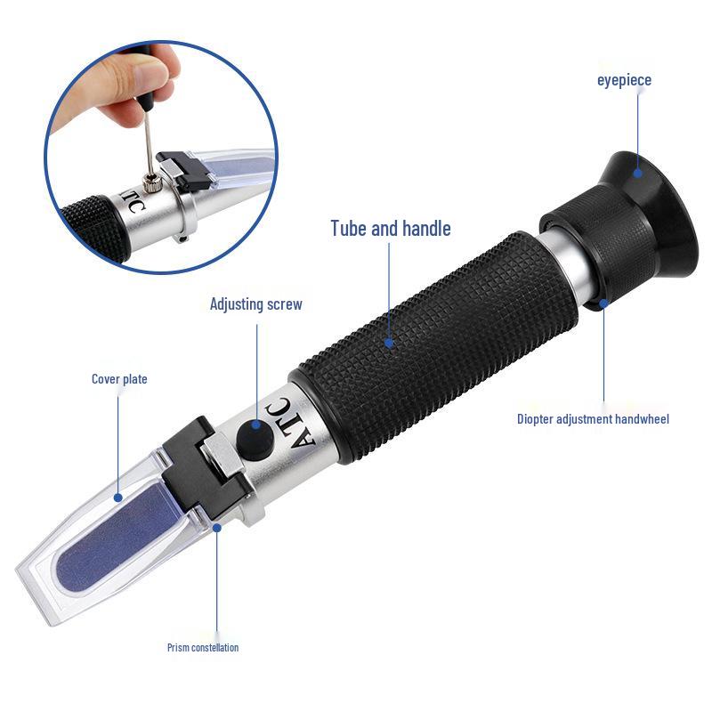 Handheld Salinity Refractometer for Seawater and Aquarium Testing