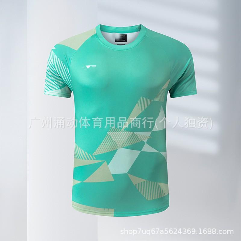 Quick-Dry Breathable Badminton Shirt Men Women Kids Training Competition Sportswear Custom Print