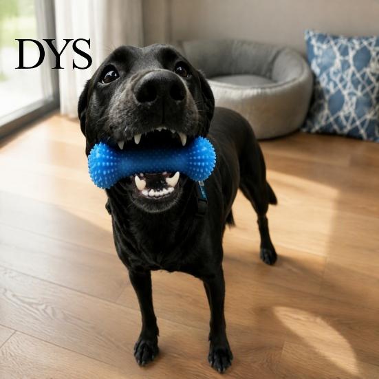 Canine Dental Prop Dog Tooth Brushing Helper, Pet Chewable Toy, Dual-Action Oral Back Molar Cleaning Toy Care Tool for Teeth, Removing Tartar