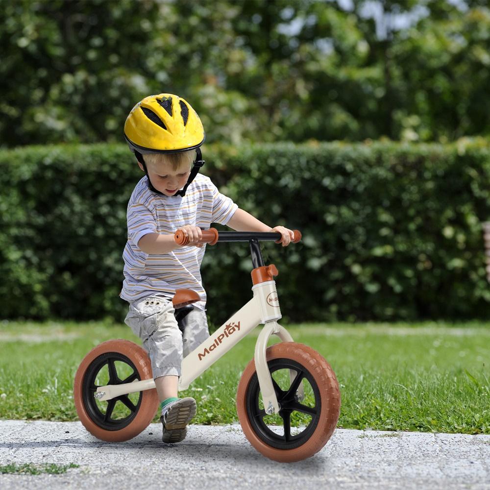 Balance Bike Children'S Bike Eva 12" Wheels Cream