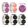 500Pcs Round  Thank You Label Stickers Used For Shipping And Mailing Box Seal Labels Decorative Gifts Stickers