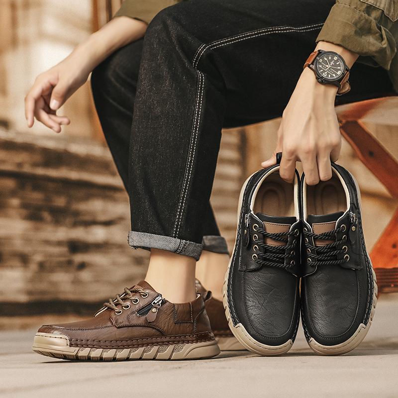 Handmade Men Shoes Casual Leather Shoes For Men Loafers Moccasins Men Flats Shoes Driving Shoes