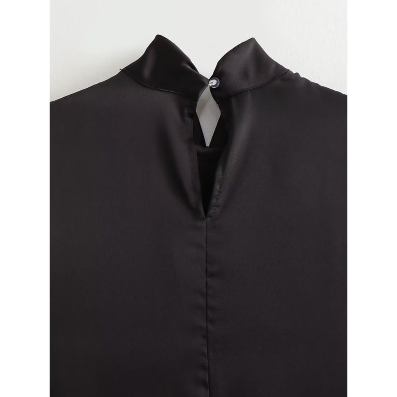Kaslead New Arrival Women's Clothing Fashion Style Fashionable All-Match Silk Forged Texture Sleeveless Tops 3666175