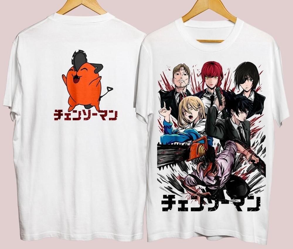 

Chainsaw Man New T-Shirt,Denji and Makima T-Shirt Men & Women All Size Black XL