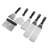 Griddle Accessories Kit Stainless Steel Flat Top Grill Tools Set with Spatulas Egg Rings for Outdoor Barbecue