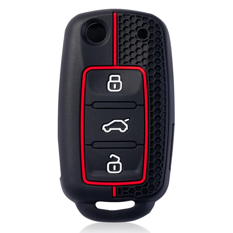 Car Remote Key Case Cover For Volkswagen Vw Polo Golf Passat Tiguan Beetle Caddy T5 Up Eos Skoda Octavia Seat Leon Altea