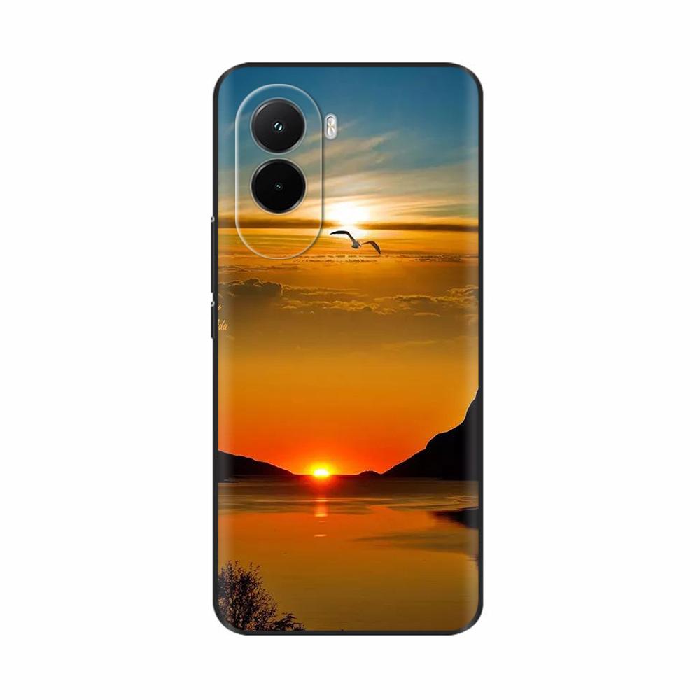 For Xiaomi Poco M7 4G Case Painting Floral Soft Silicone Protective Bumper Cover For Xiaomi Pcoc M7 Pocom7 4G Cases Capa Fundas