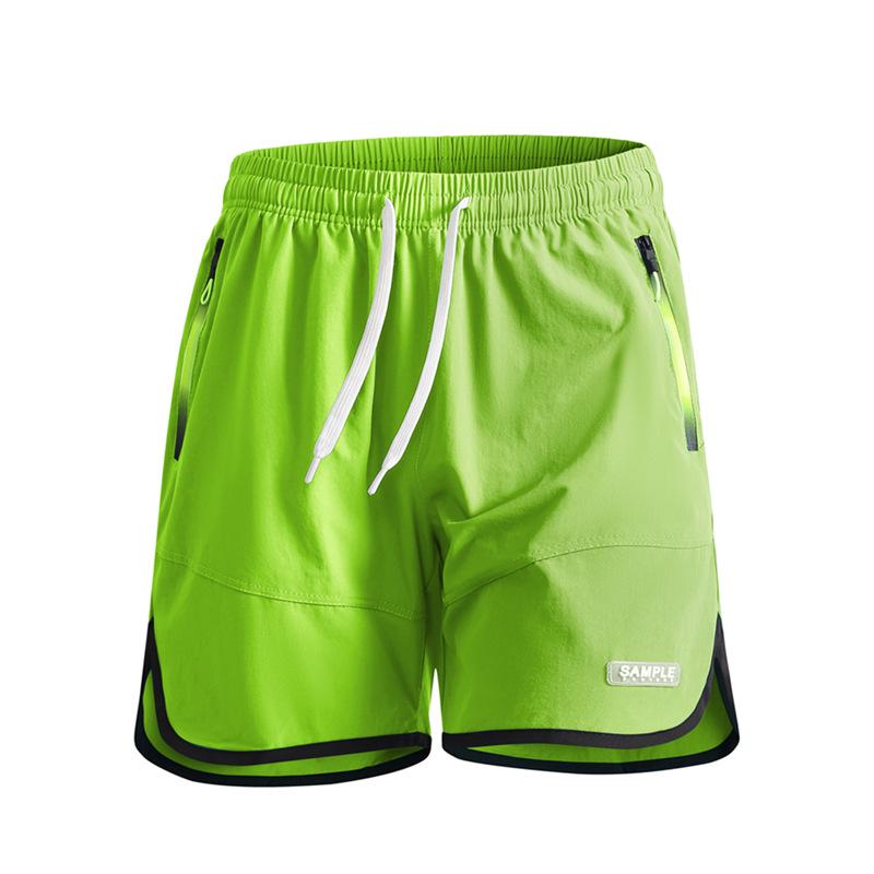 Men's Quick-Dry Ice Silk Sports Shorts - Plus Size, Casual Beach Fitness & Running Pants