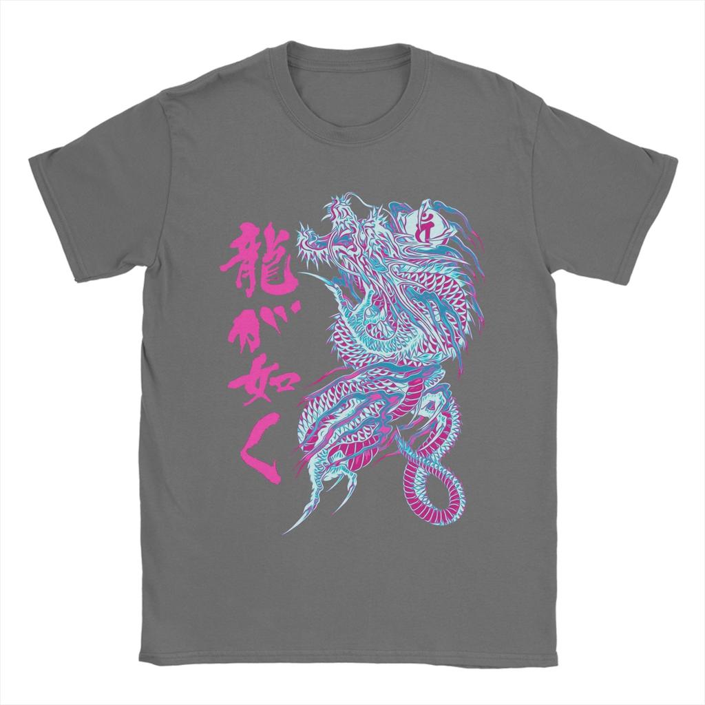 Yakuza T Shirt Mens  100 Cotton Funny TShirts Round Collar  Tee Shirt Short Sleeve Clothing Unique