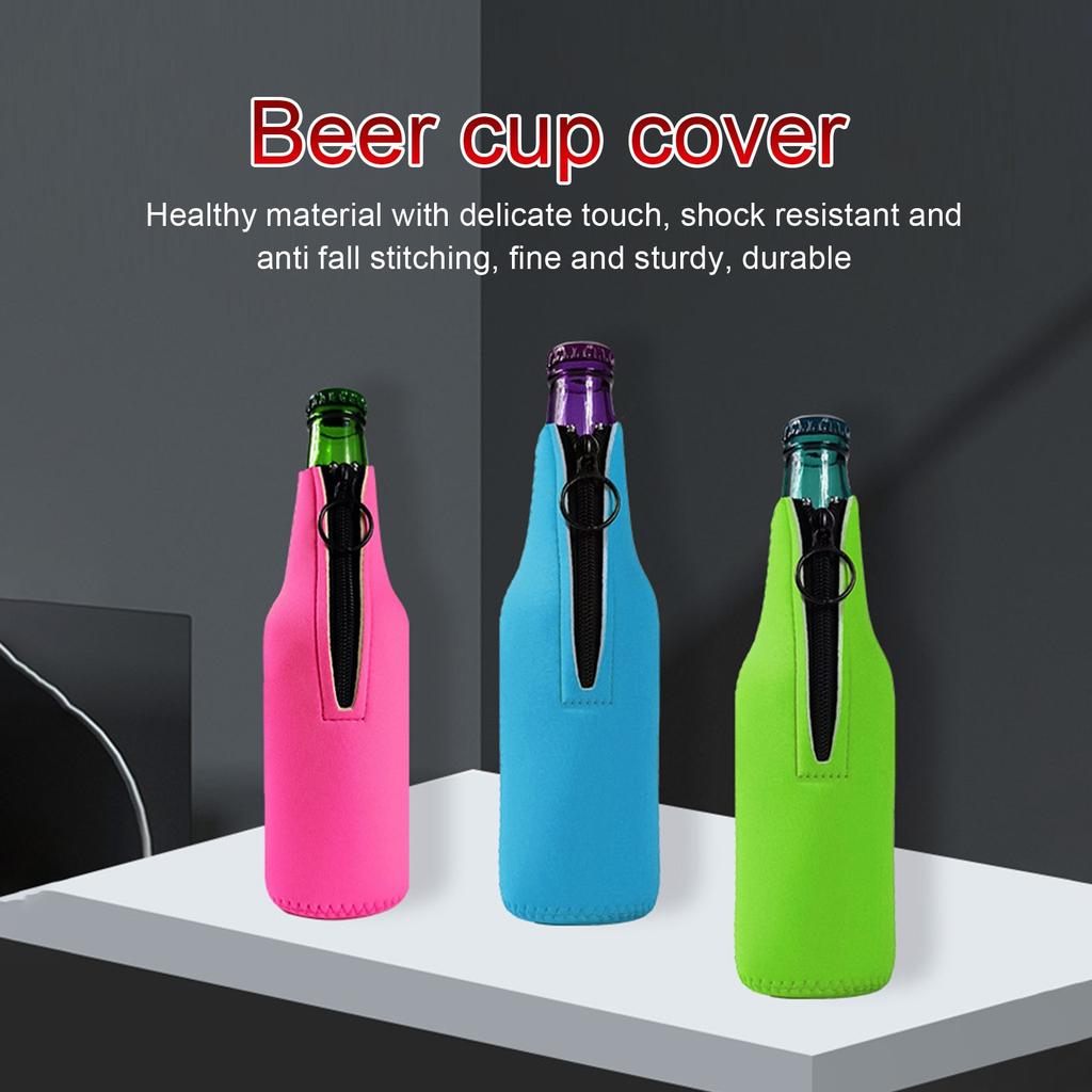 Personalized Customization Diving Material Beer Theme Party Drink Bottle Cover Beer Festival Decoration 330ML Cola Cup Cover Protective Cover