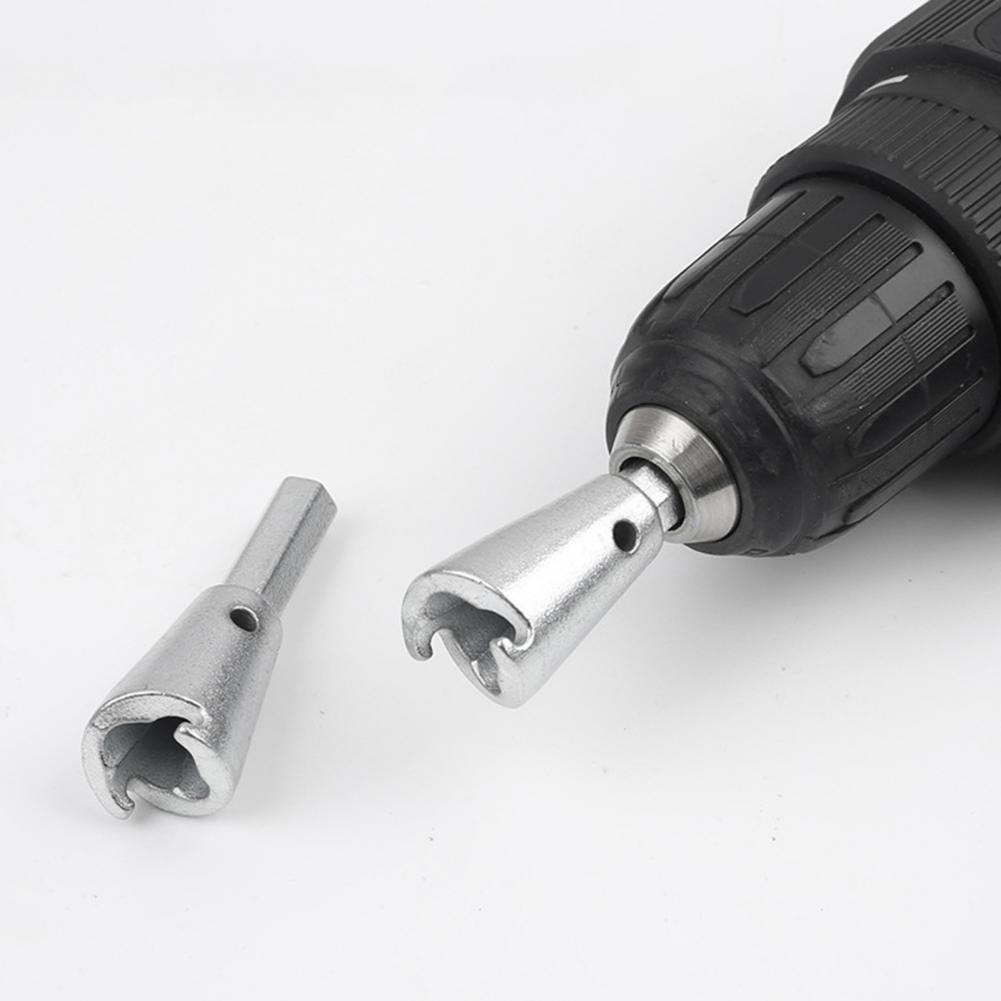 Hex Shank Wire Twister Heavy Duty Drill Wire Twister Tool Metal Electrical Wire Nut Connector Hex Shank Cable Twisting for Power