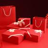 Red Holiday Souvenir Gift Box - Practical Empty Packaging for Birthdays and Special Occasions