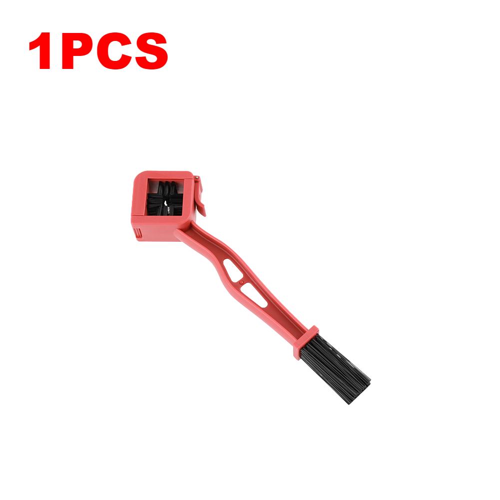 1-5PCS Motorcycle Chain Brush Double Head Road Bike Brush Cleaner Outdoor Scrubber Road Care Tools Motorcycle Maintenance Tool