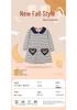 European Style Striped Princess Dress for Girls with Lapel and Embroidery – Long Sleeve Toddler Dress