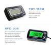 Kebidumei Inductive Tachometer Hour Meters Gauge Alert RPM Engine Hour Meter Backlit Resettable Tacho for Motorcycle Lawn Mower