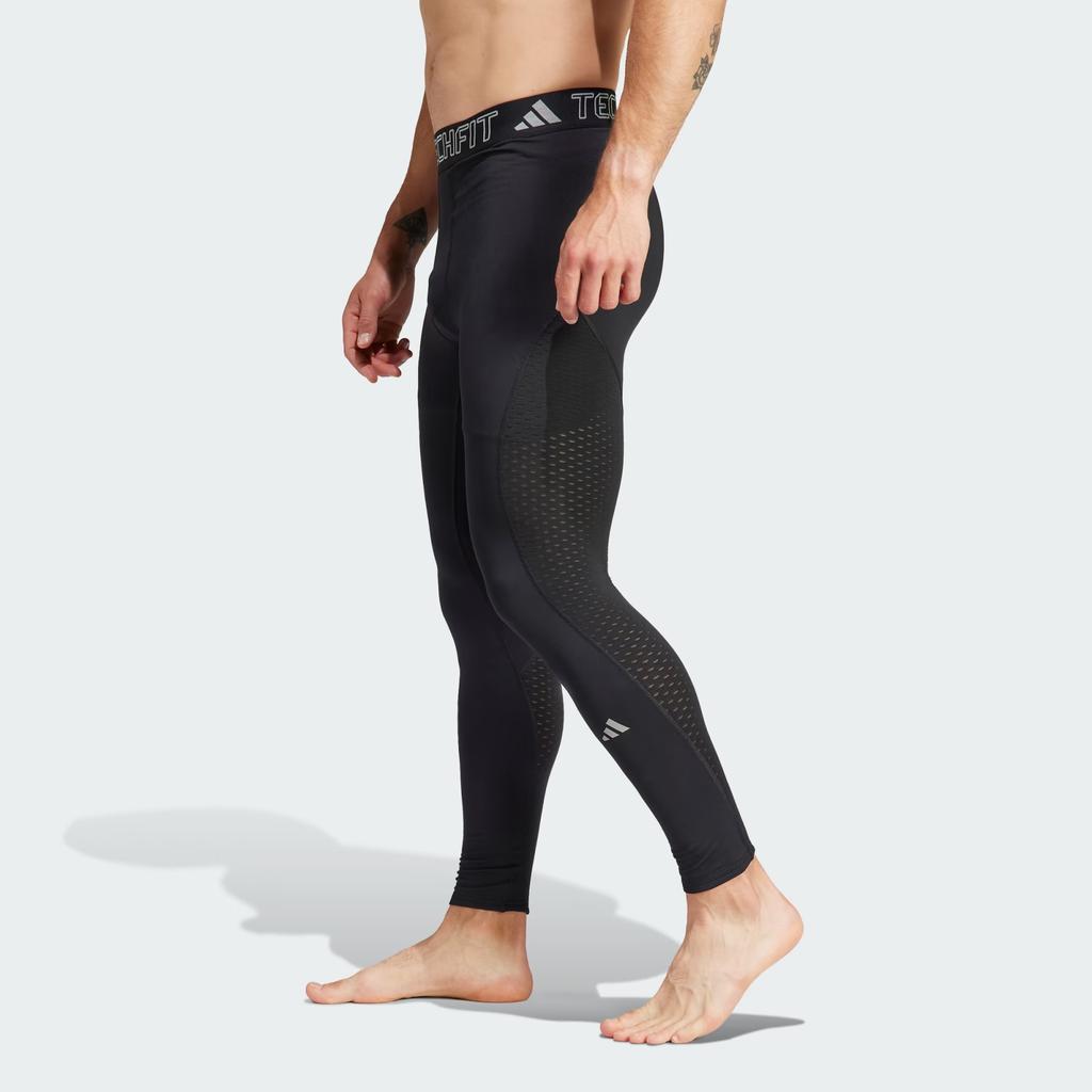 Adidas Cold.Rdy Techfit Training Long Leggings With Alphabet Logo Print Men Bottoms Black HY3810