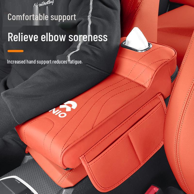 Nio ES6/ET5T/ET5/EC6/ES8/ET9 Cars Tissue Storage Box Armrest/Elbow Rest Pad