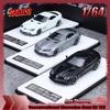 In Stock Unconventional 1:64 Mercedes-benz Slr 722 Simulation Resin Miniature Car Model Collection Ornament Custom Toys Gift