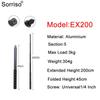 SORRISO 200cm Time Selfie Stick Aluminium Long Telescopic Extension Pole Rod Monopod For Gopro Phone Action Camera 7