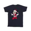 Disney Girls Minnie Mouse Mrs Claus Cotton Christmas T-Shirt