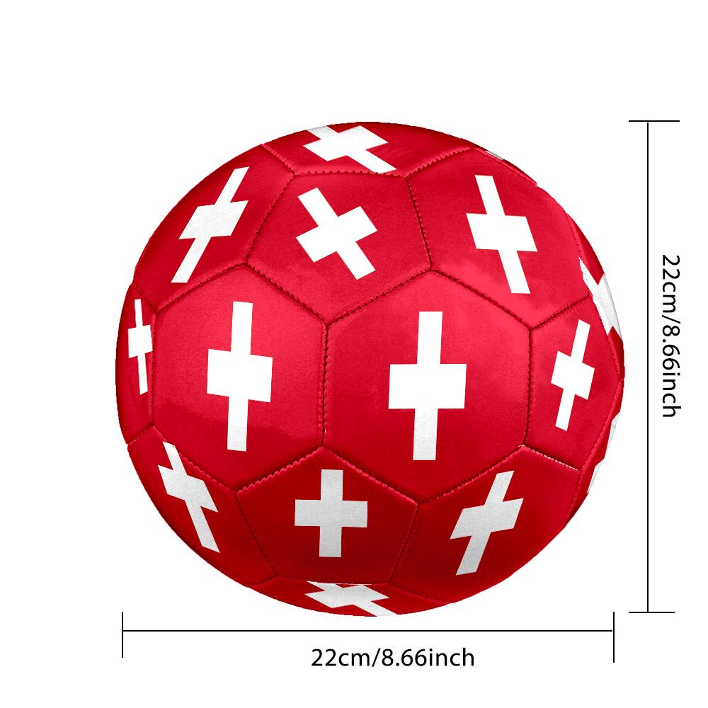 1pc 2026 Classic Flag Soccer Ball Size 5, Machine-stitched, Suitable for Practice Matches/tournament Training Sports, Lightweight and Durable. C7017