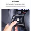 ABS Carbon Fiber For BMW 5 Series G60 2025-2025 Car Styling Steering Wheel Frame Decoration Cover Trim Interior Accessories