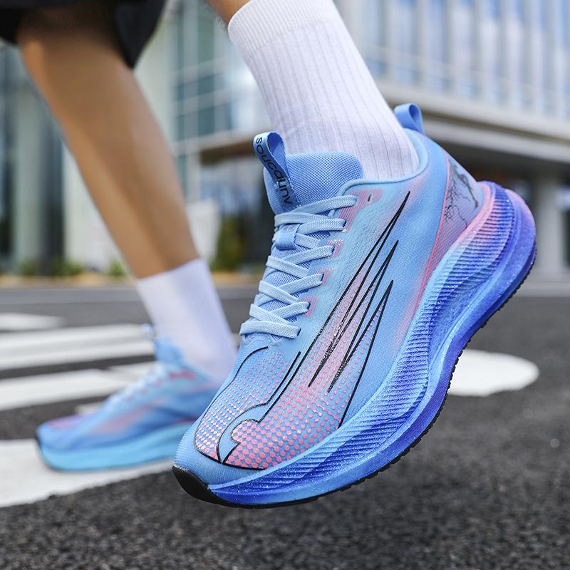 2025 New Wind Chasing Pro Real Explosive Soft Sole Non-slip and Wear-resistant Running Shoes Professional Physical Test Racing Running Shoes