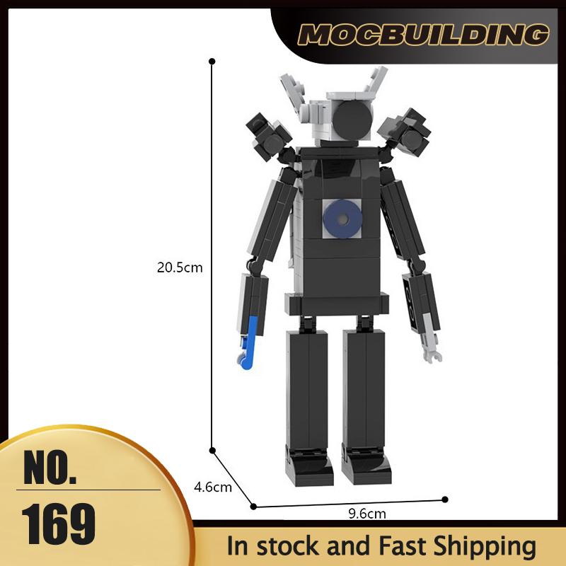 MOC Movie Game Model Monitoring Team Mech TV Man Toilet Audio Robot DIY Assembly Building Blocks Bricks Collection Toys Gifts