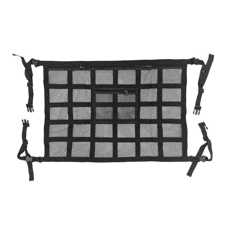 Powerful Universal Car Roof Storage Mesh Storage Mesh Pocket Car Roof Storage Car Accessories Kit