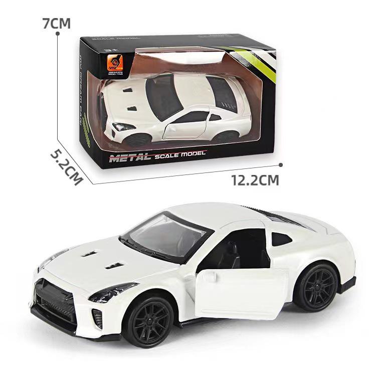 1:43 Alloy Pull-Back Sports Car Toy Figurine for Kids - Claw Machine Gashapon Gift.